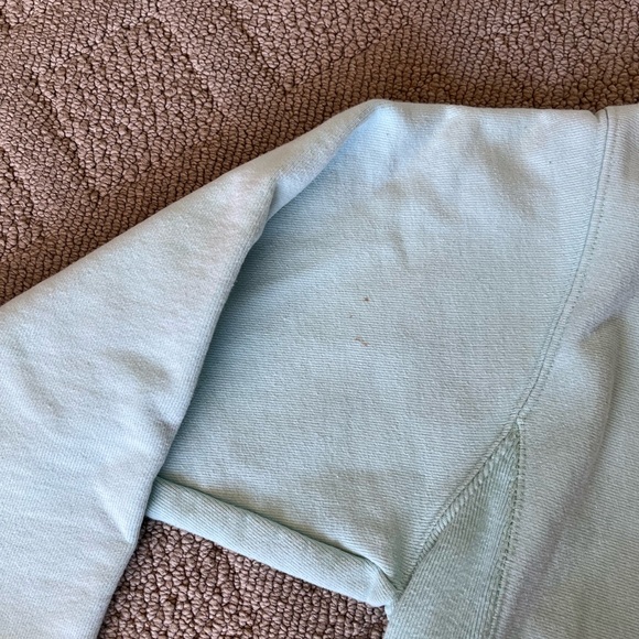 Teal reverse weave Champion hoodie. Men’s small - Picture 5 of 7